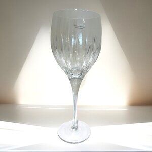 Vintage Atlantis Crystal Stemware Piano Water Goblet Hand Made 9.5" Tall